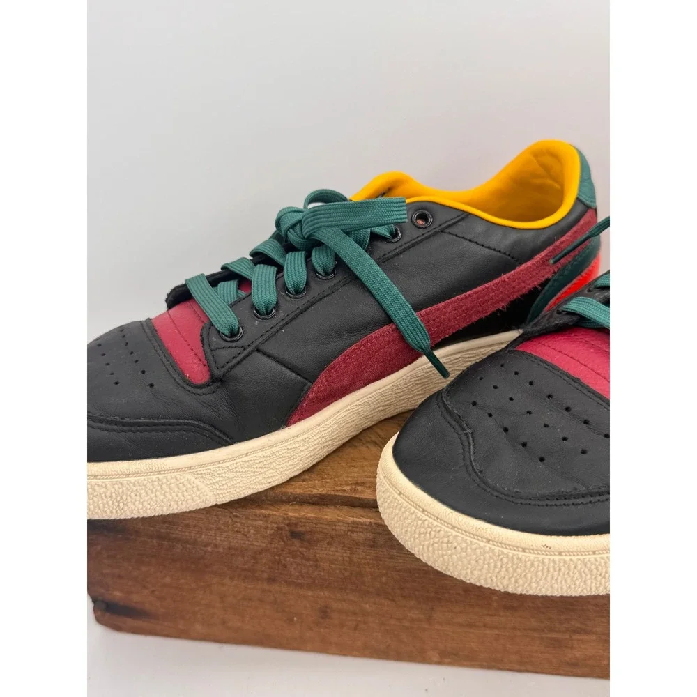 Puma Ralph Sampson Low Black History Month Mens 10.5 Retro Black 374685-01